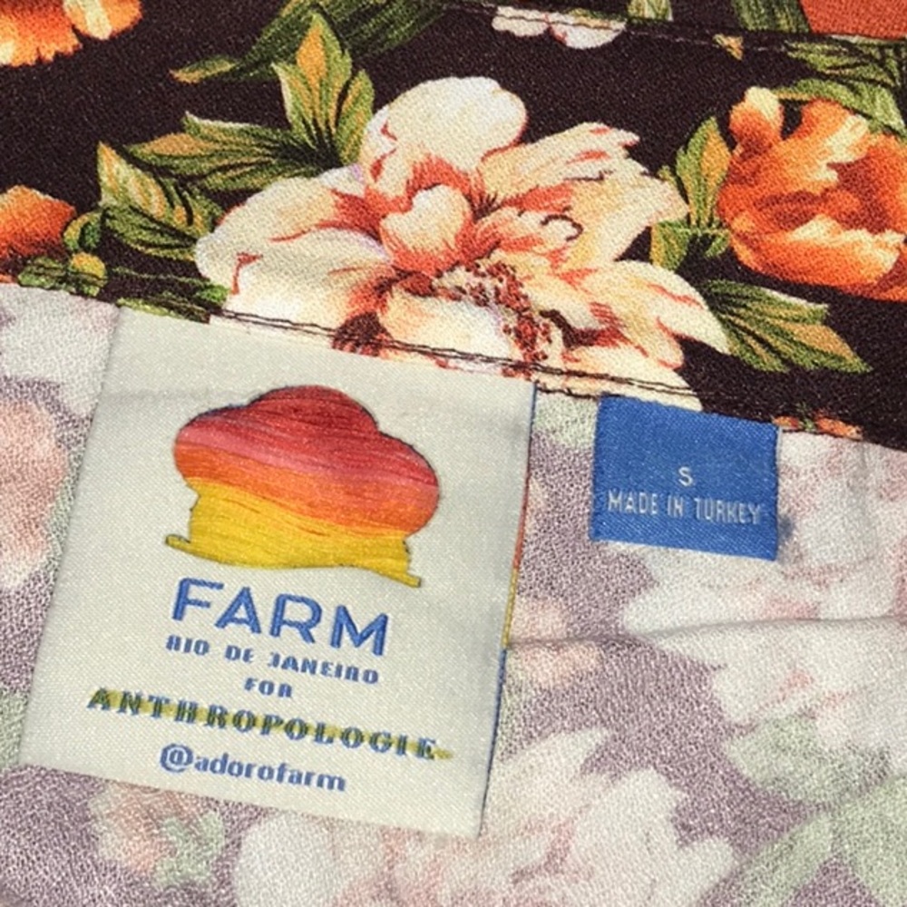 NEW Anthropologie Farm Rio Patchwork Skirt Z45-4 - Picture 7 of 7